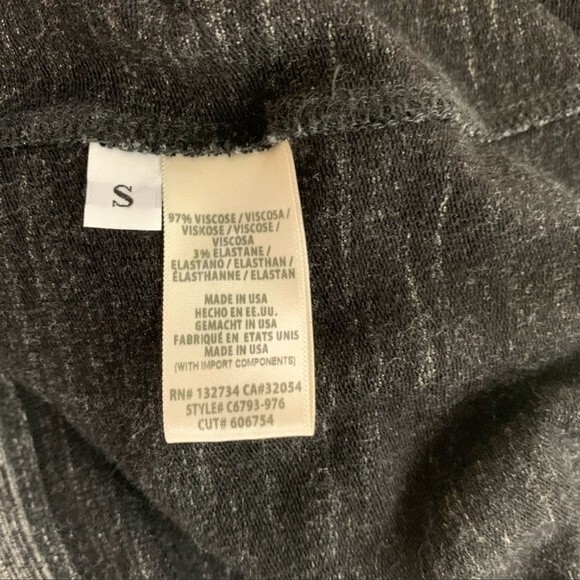 Cloth & Stone Marled Dress Melange Jersey Gray Size Small - Picture 10 of 12